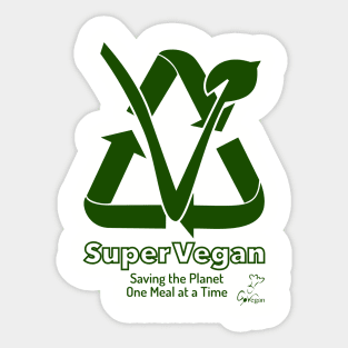 Super Vegan Sticker